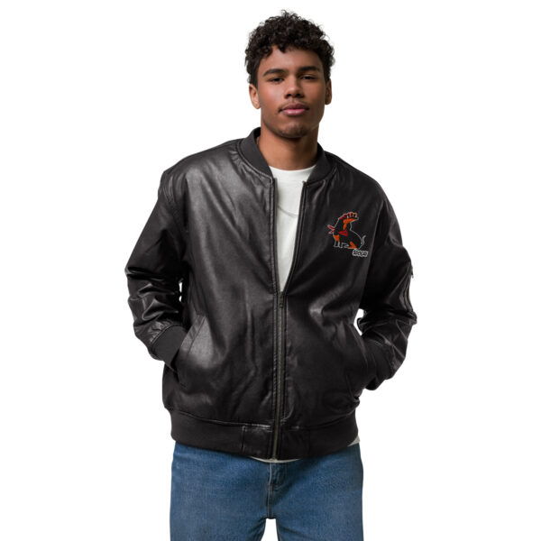 DOGAI Leather Bomber Jacket