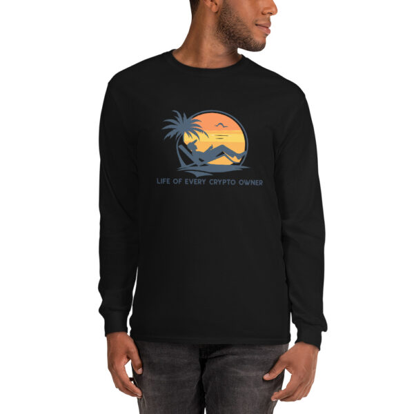 LIFE OF EVERY CRYPTO OWNER Long Sleeve Shirt - Image 2
