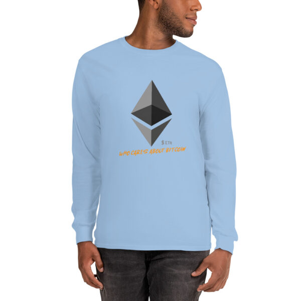 ETHEREUM - WHO CARES ABOUT Long Sleeve Shirt - Image 3