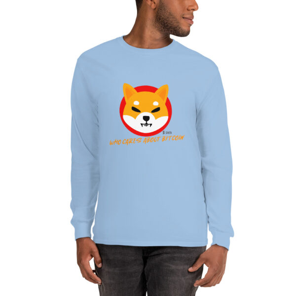 SHIBA INU - WHO CARES ABOUT Long Sleeve Shirt - Image 2