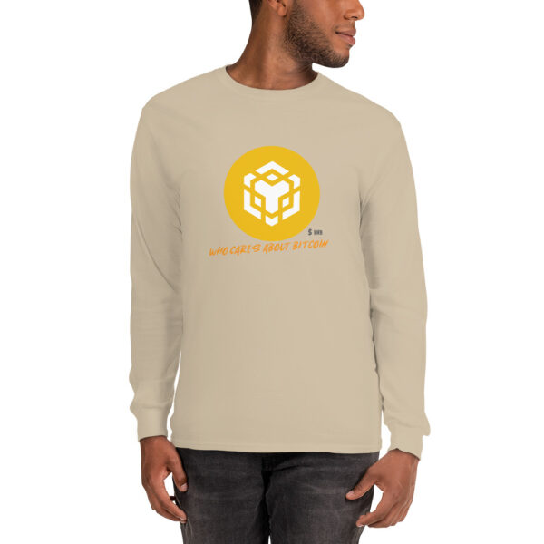 BINANCE - WHO CARES ABOUT Long Sleeve Shirt