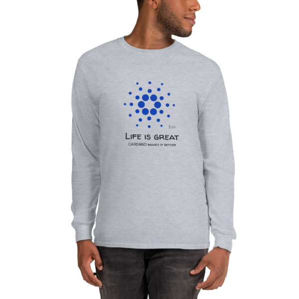 CARDANO - LIFE IS GREAT Long Sleeve Shirt - Image 2