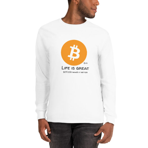 BITCOIN - LIFE IS GREAT Long Sleeve Shirt