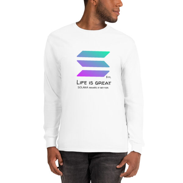 SOLANA - LIFE IS GREAT Long Sleeve Shirt - Image 3