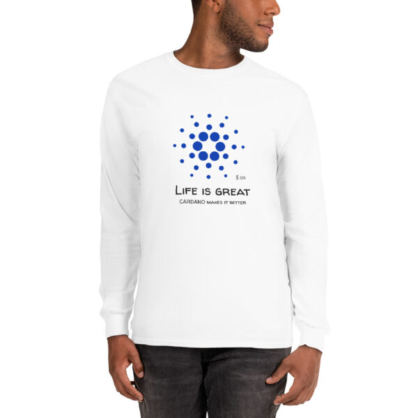 CARDANO - LIFE IS GREAT Long Sleeve Shirt - Image 3