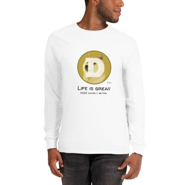 DOGE - LIFE IS GREAT Long Sleeve Shirt