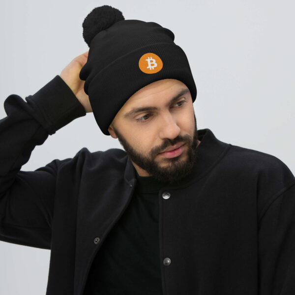 BITCOIN Pom-Pom Beanie