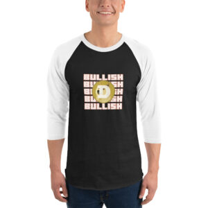 BULLISH DOGE 3/4 sleeve shirt