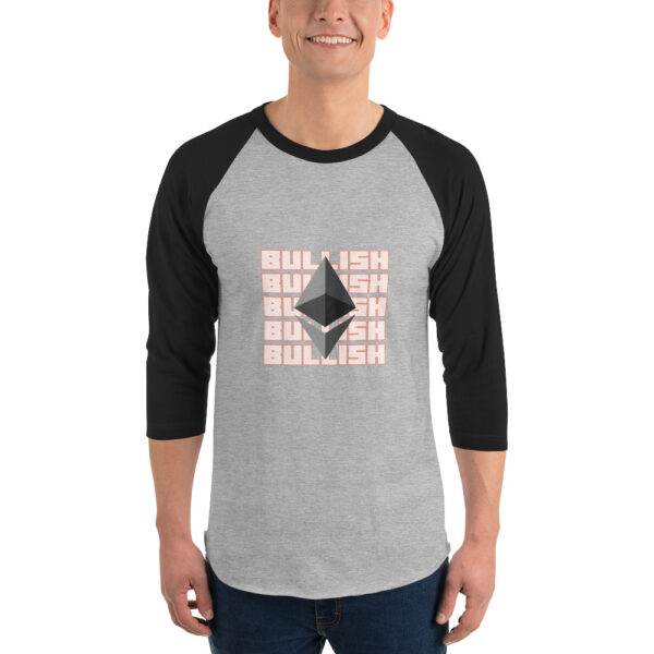 BULLISH ETHEREUM 3/4 sleeve shirt - Image 2