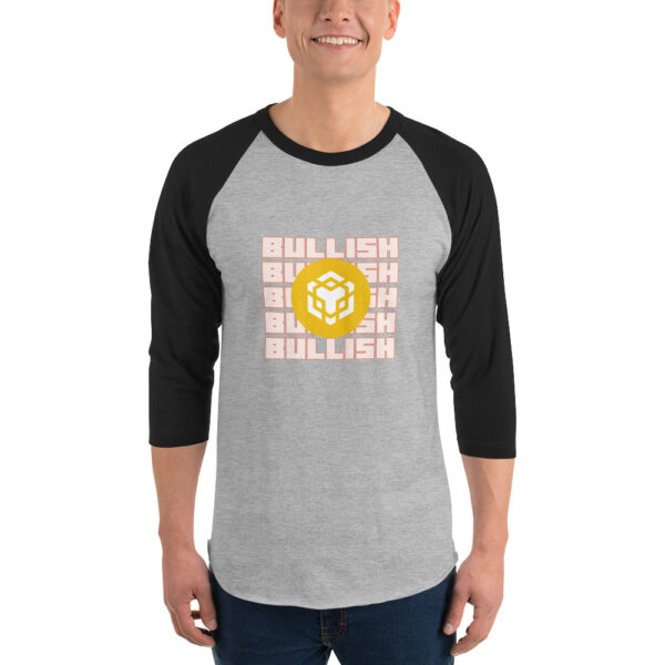 BULLISH BINANCE 3/4 sleeve shirt - Image 2