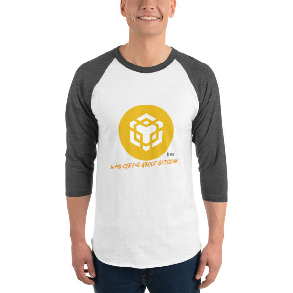 BINANCE - WHO CARES ABOUT 3/4 sleeve shirt