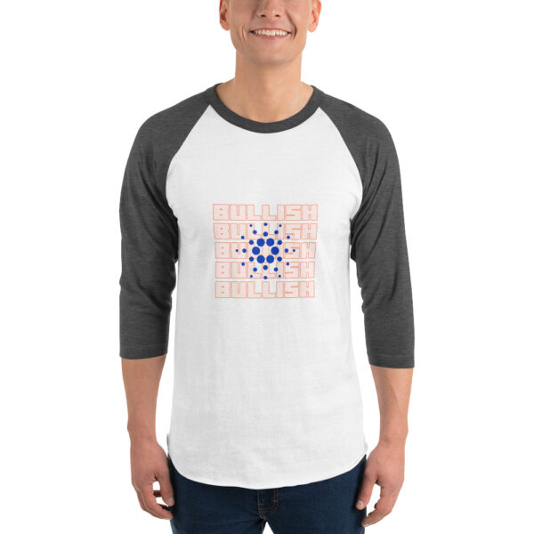 BULLISH CARDANO 3/4 sleeve shirt - Image 2