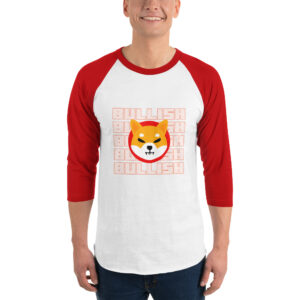 BULLISH SHIBA INU 3/4 sleeve shirt