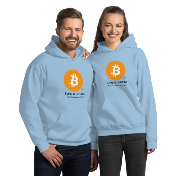 BITCOIN - LIFE IS GREAT Hoodie