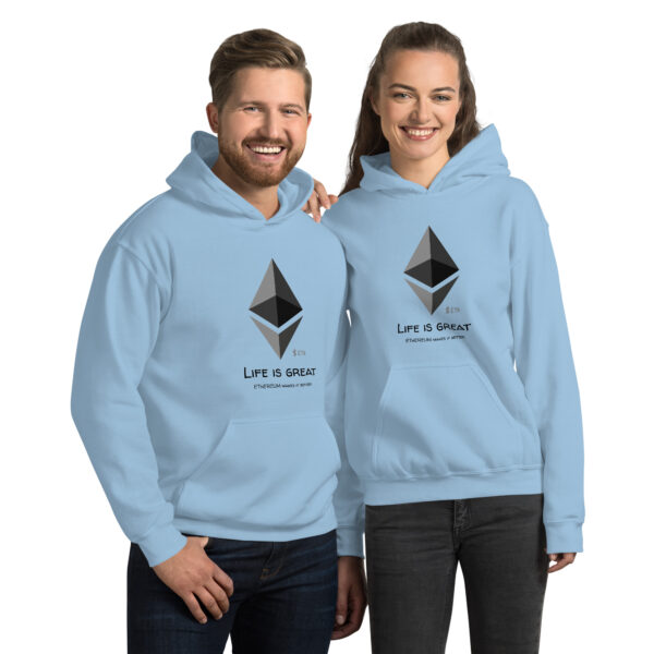 ETHEREUM - LIFE IS GREAT Hoodie - Image 3