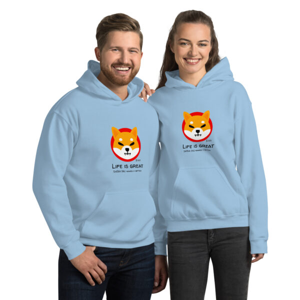 SHIBA INU - LIFE IS GREAT Hoodie - Image 2