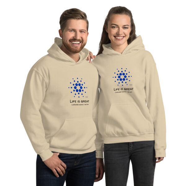 CARDANO - LIFE IS GREAT Hoodie - Image 2