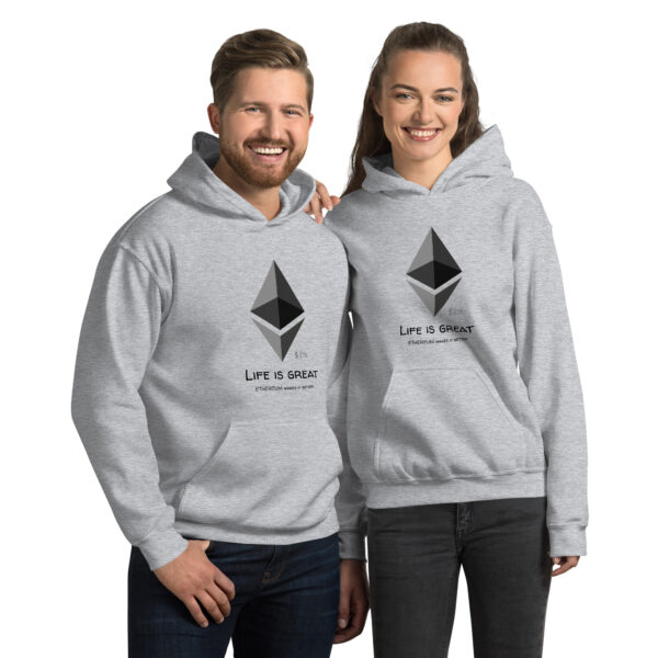 ETHEREUM - LIFE IS GREAT Hoodie - Image 2