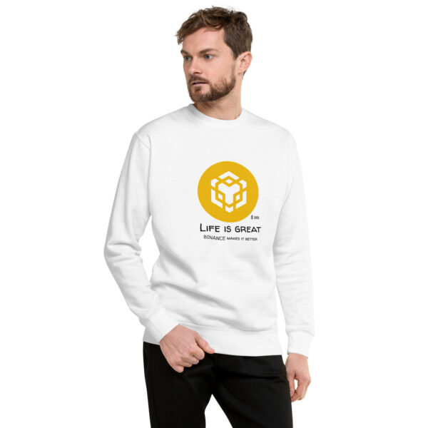 BINANCE - LIFE IS GREAT Unisex Sweatshirt