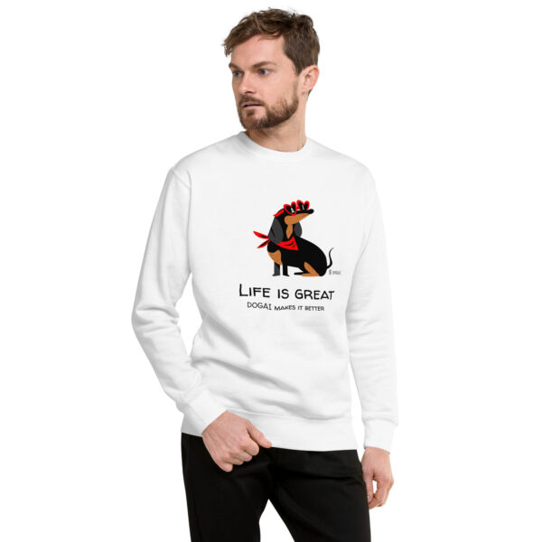 DOGAI - LIFE IS GREAT Sweatshirt - Image 2