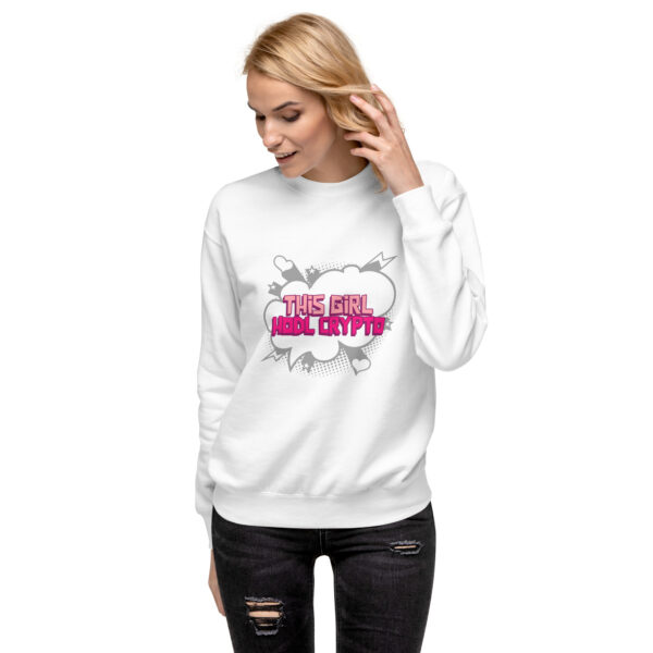 THIS GIRL HODL CRYPTO Sweatshirt - Image 2