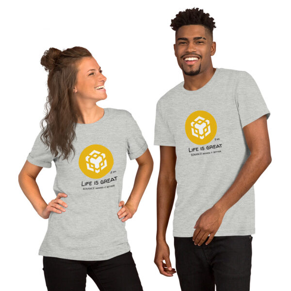 BINANCE - LIFE IS GREAT t-shirt - Image 3