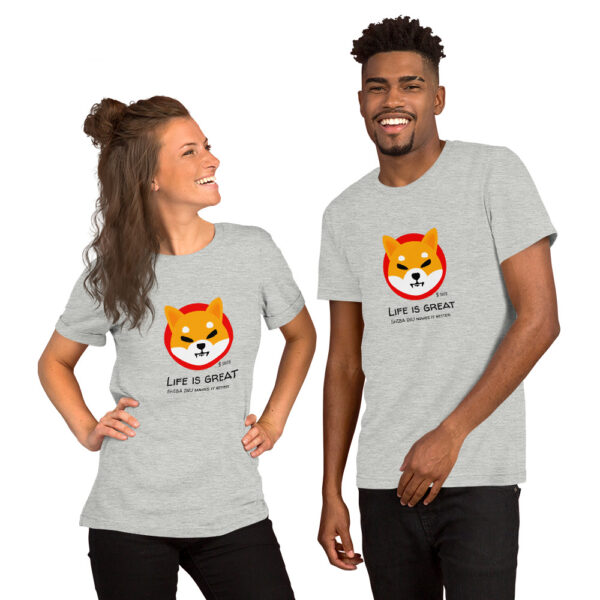 SHIBA INU - LIFE IS GREAT t-shirt - Image 3