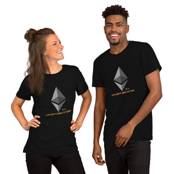 ETHEREUM - WHO CARES ABOUT t-shirt - Image 2