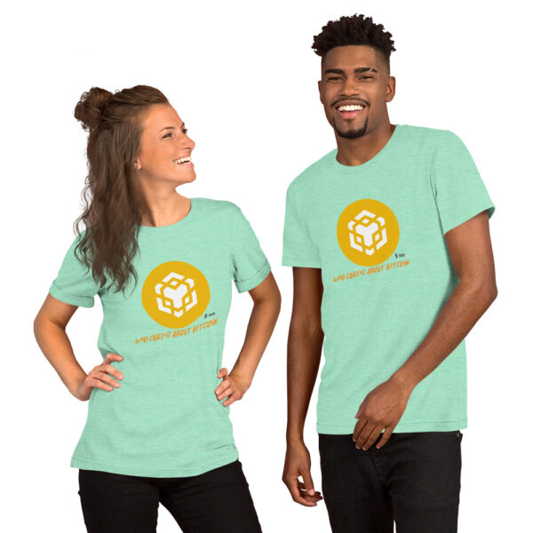 BINANCE - WHO CARES ABOUT t-shirt - Image 4