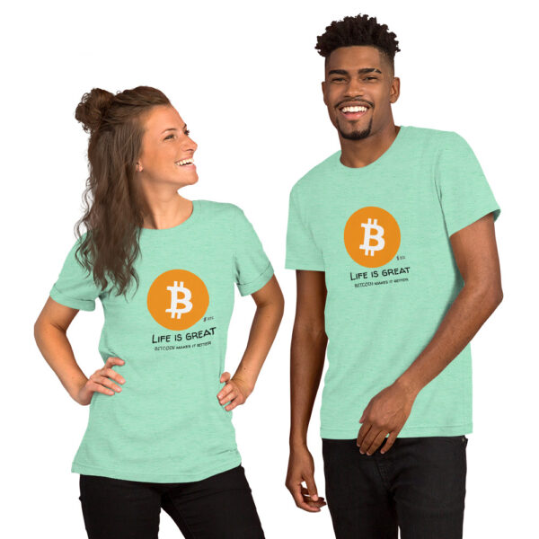 BITCOIN - LIFE IS GREAT t-shirt - Image 4