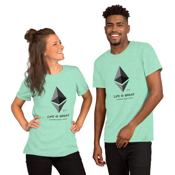 ETHEREUM - LIFE IS GREAT t-shirt - Image 4