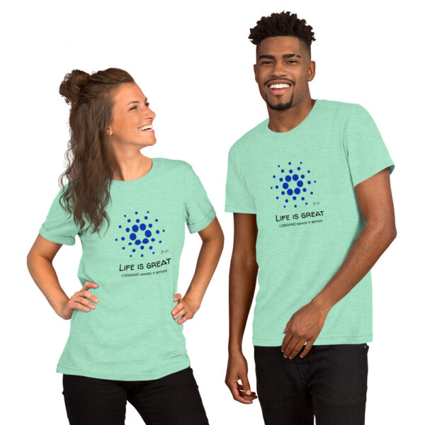 CARDANO - LIFE IS GREAT t-shirt - Image 4