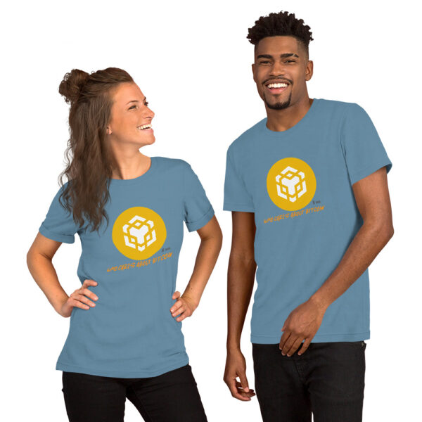 BINANCE - WHO CARES ABOUT t-shirt - Image 2