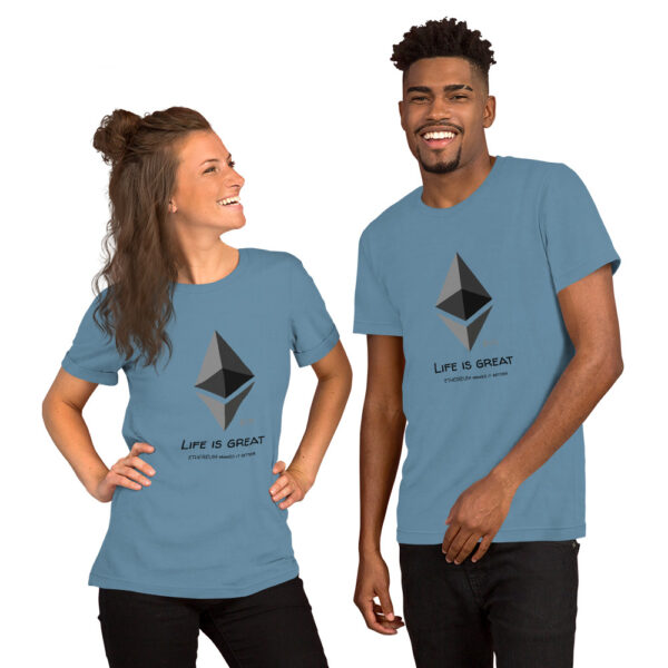 ETHEREUM - LIFE IS GREAT t-shirt - Image 2