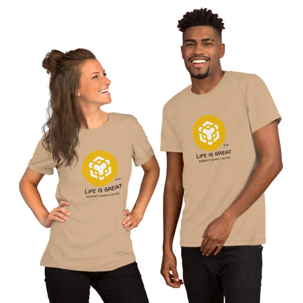 BINANCE - LIFE IS GREAT t-shirt