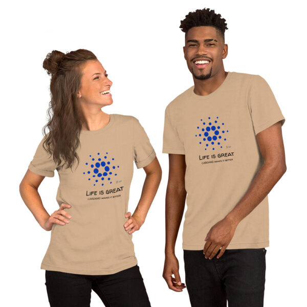 CARDANO - LIFE IS GREAT t-shirt - Image 2