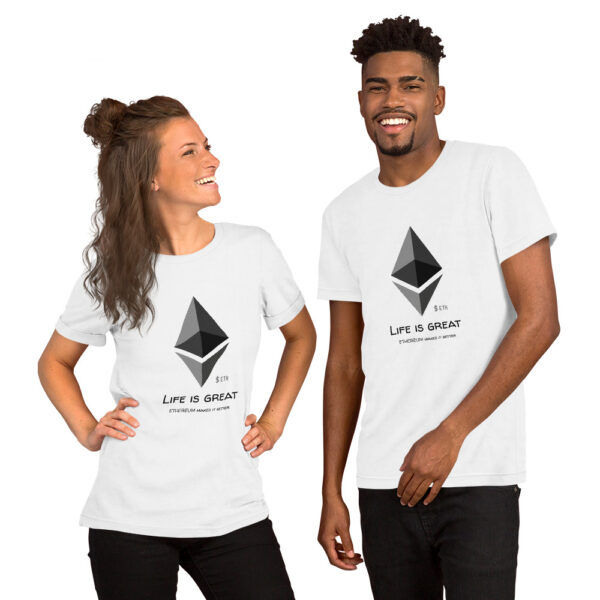 ETHEREUM - LIFE IS GREAT t-shirt - Image 5