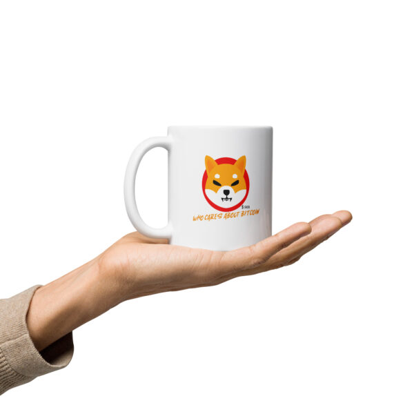 SHIBA INU - WHO CARES ABOUT mug - Image 2