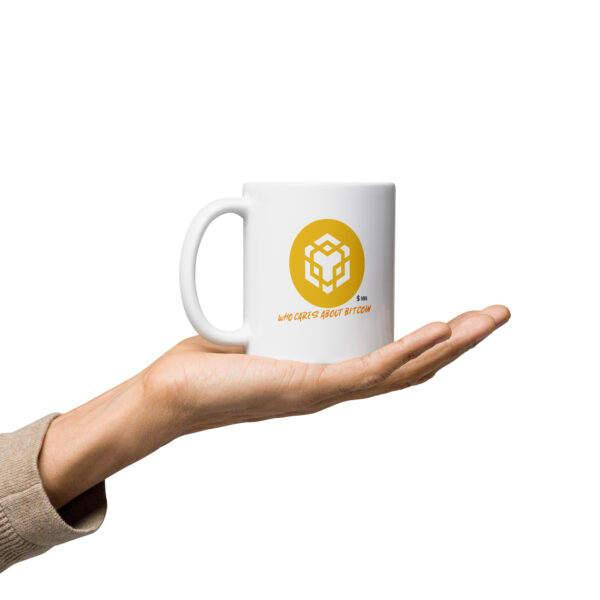 BINANCE - WHO CARES ABOUT mug - Image 2