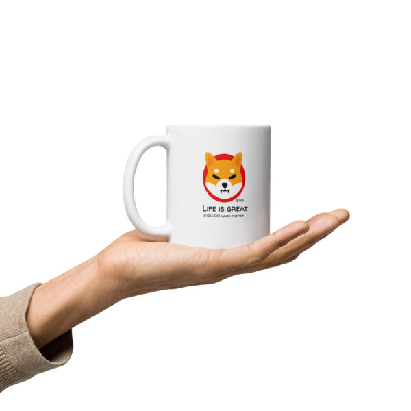 SHIBA INU - LIFE IS GREAT mug - Image 2