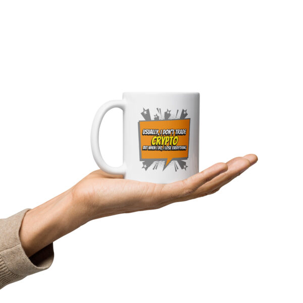 I DON'T TRADE CRYPTO mug - Image 2