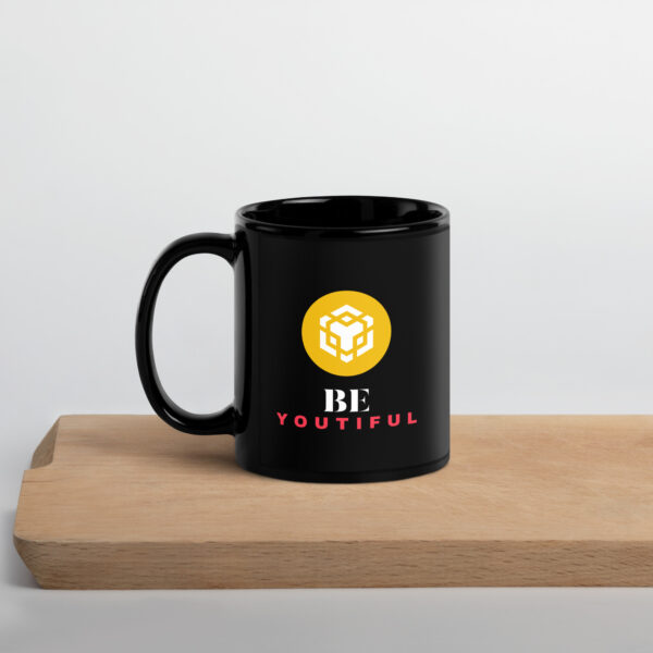 BE YOUTIFUL BINANCE Mug - Image 3