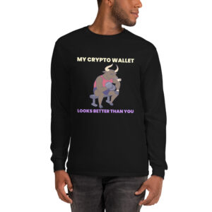 MY CRYPTO WALLET Long Sleeve Shirt