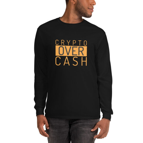 CRYPTO OVER CASH Long Sleeve Shirt