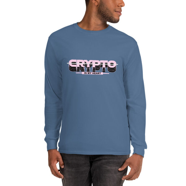 CRYPTO IN MY HEART Long Sleeve Shirt - Image 2