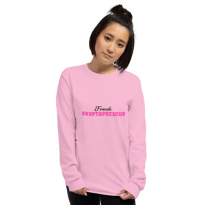 FEMALE CRYPTOPRENEUR Long Sleeve Shirt