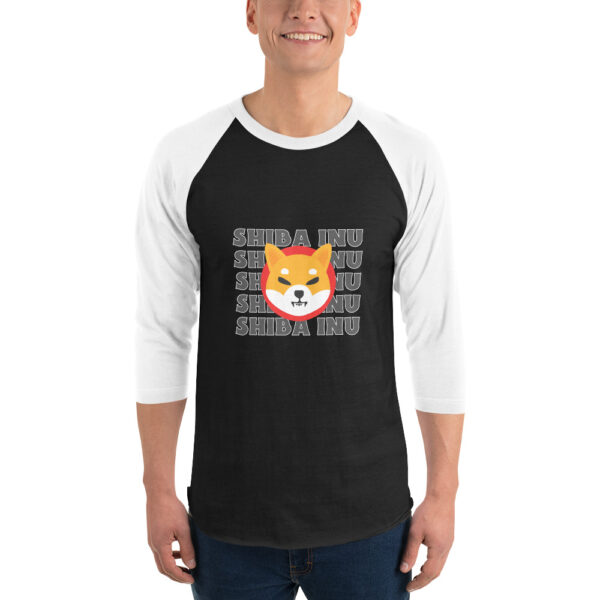 SHIBA INU x5 3/4 sleeve shirt - Image 2