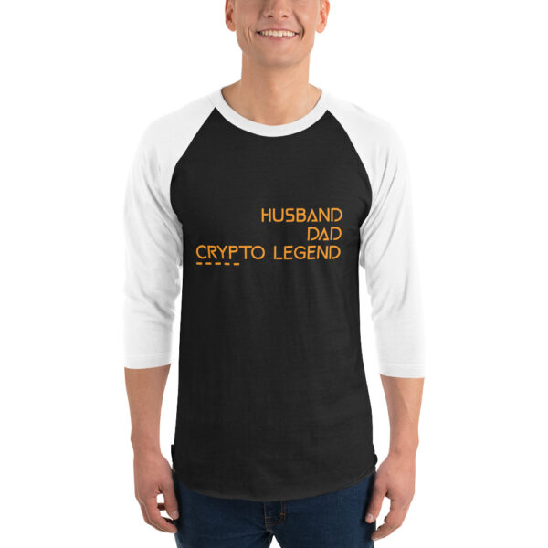 HUSBAND CRYPTO LEGEND 3/4 sleeve shirt - Image 2