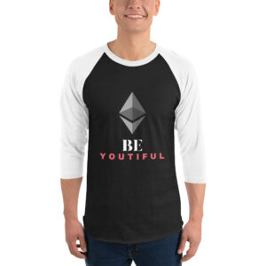 BE YOUTIFUL ETHEREUM 3/4 sleeve shirt