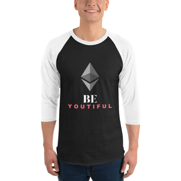 BE YOUTIFUL ETHEREUM 3/4 sleeve shirt